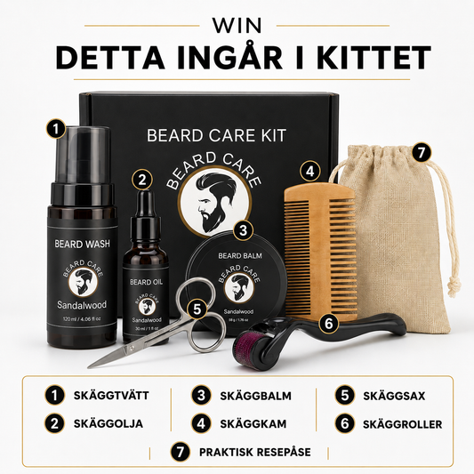 WIN Skäggkit för Män
